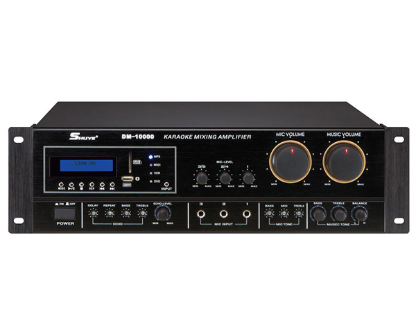 DM-10000  專業(yè)卡拉OK功放機(jī)1、帶藍(lán)牙，USB/SD(播放MP3)